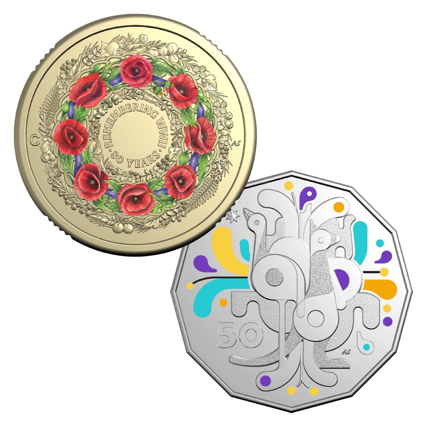 2025 Royal Australian Mint Two-Coin Bundle: Remembrance and Celebration