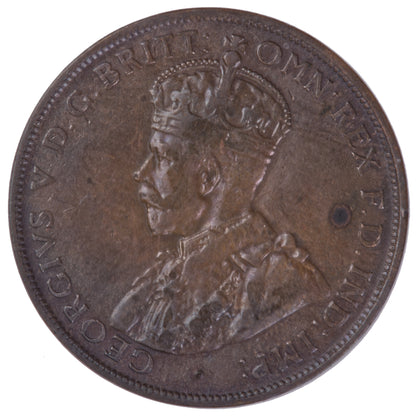 1925 Australian Penny - Fine *Cleaned*