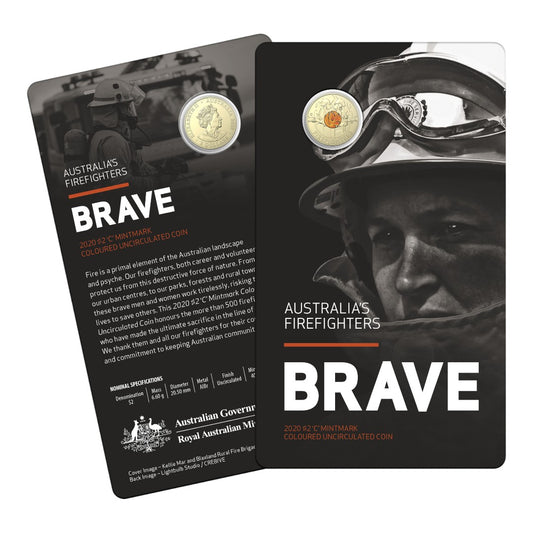 2020 $2 Coin - Australia's Firefighters - 'C' Mintmark Uncirculated Coin