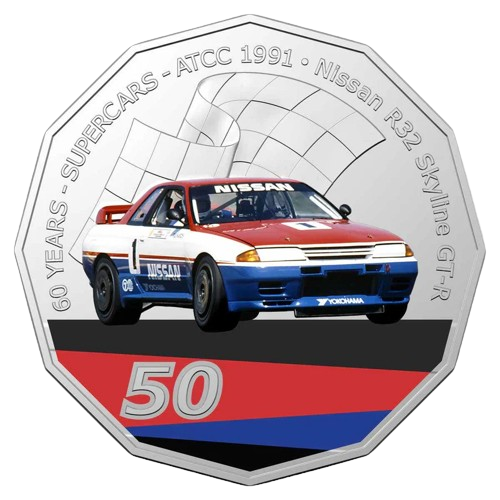 2020 50c - 1991 Nissan Skyline - 60 Years of Supercars