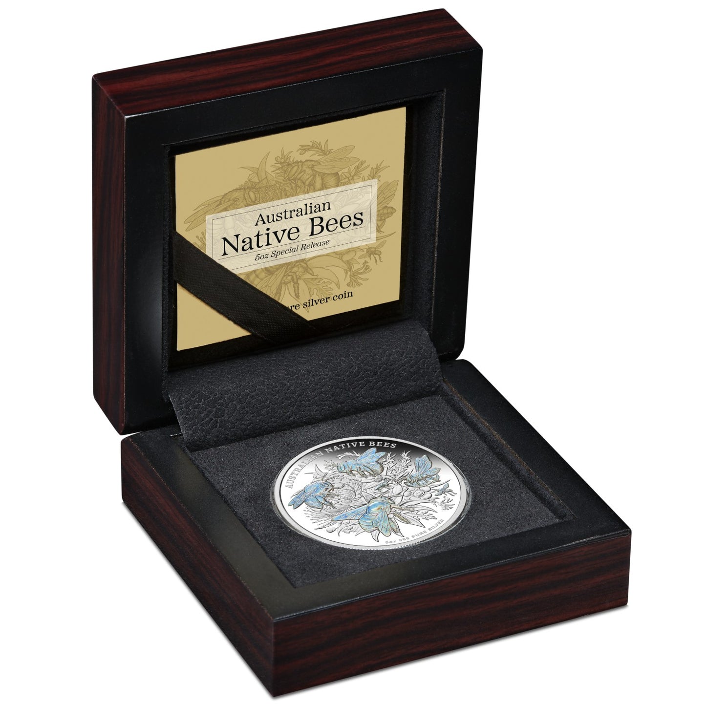 2026 Australian Native Bees - Special Release 5oz Proof Hologram Silver Coin