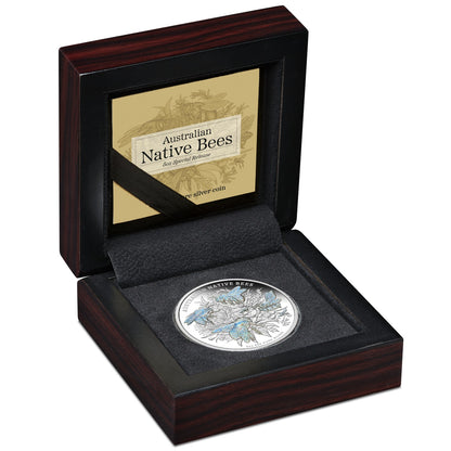 2026 Australian Native Bees - Special Release 5oz Proof Hologram Silver Coin