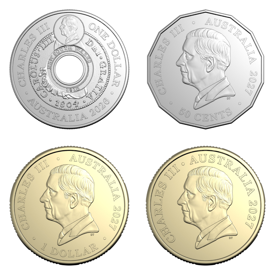 2026 RAM September Release 4-Coin Bundle – Bluey Cricket, Holey Dollar & Lunar Goat