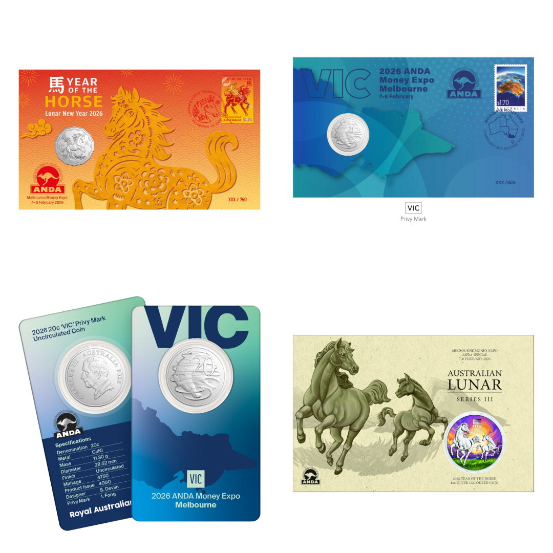 2026 ANDA Melbourne Money Expo Exclusive 4-Piece Collection!