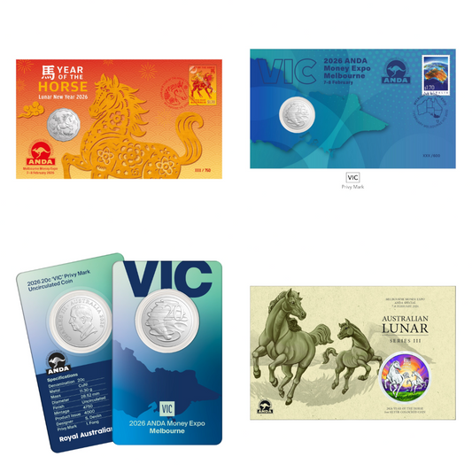 2026 ANDA Melbourne Money Expo Exclusive 4-Piece Collection!