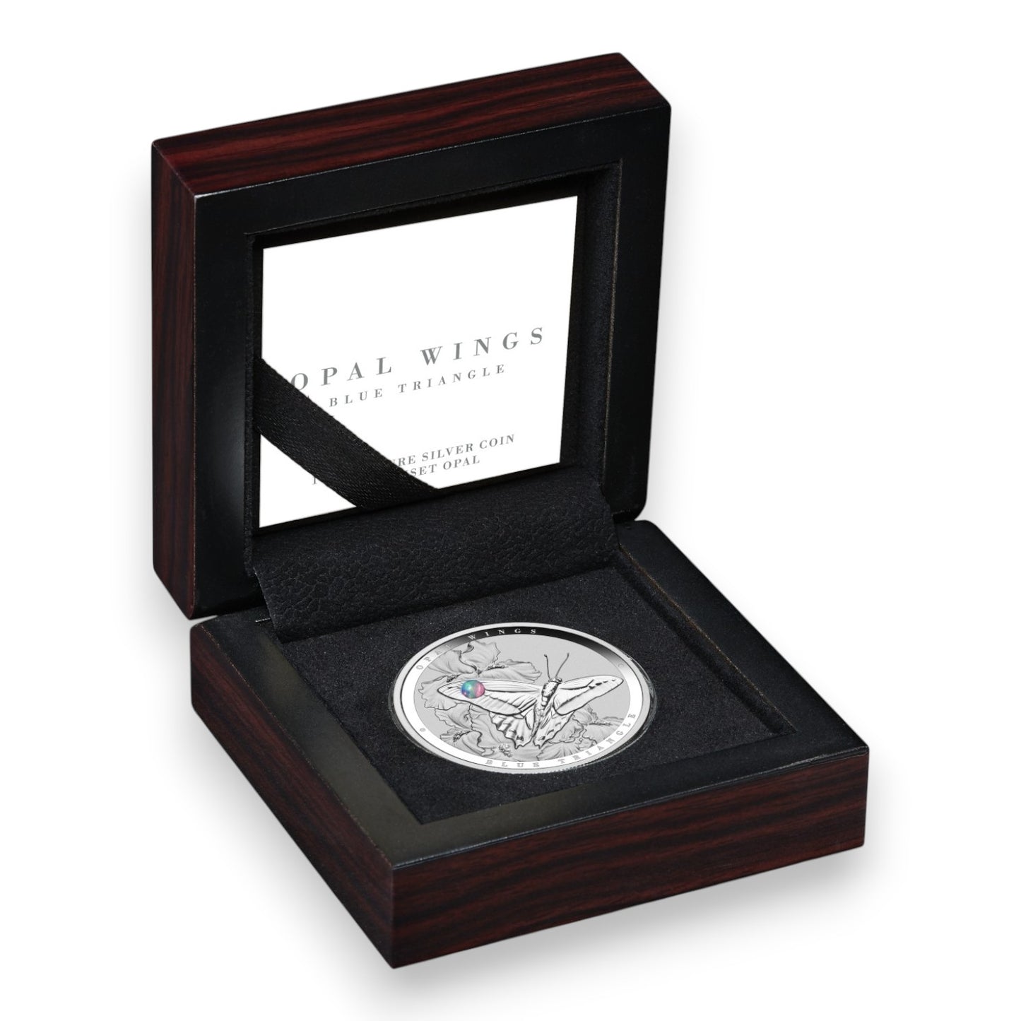 2026 Australian Opal Wings - Blue Triangle 1oz Silver Proof Coin with Opal Insert