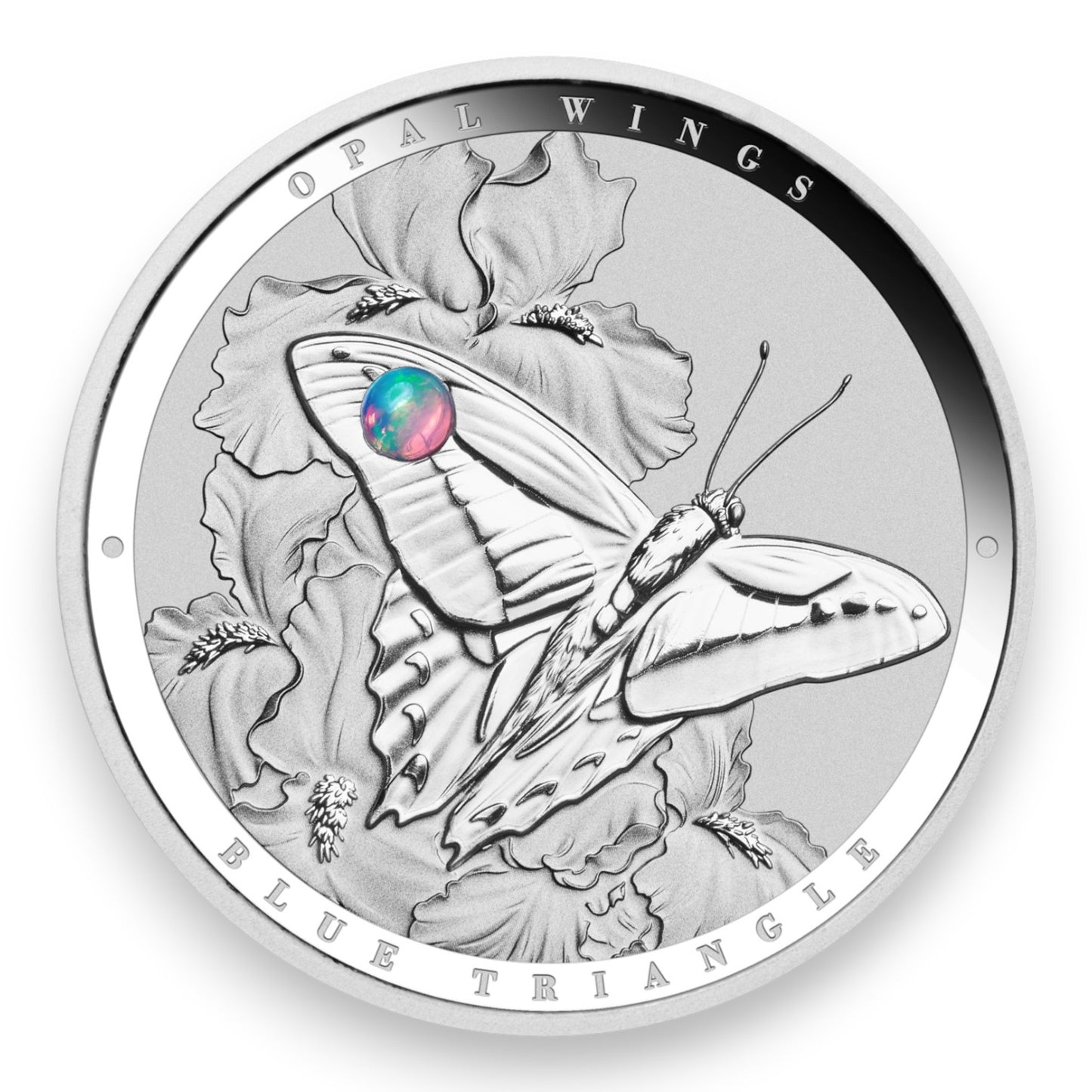 2026 Australian Opal Wings - Blue Triangle 1oz Silver Proof Coin with Opal Insert