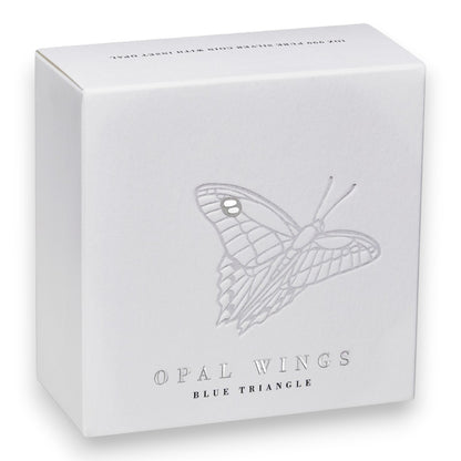 2026 Australian Opal Wings - Blue Triangle 1oz Silver Proof Coin with Opal Insert