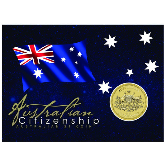 2026 $1 Coin in Card - Australian Citizenship