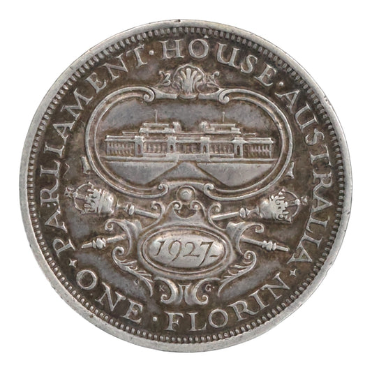 1927 Florin - Parliament House/Canberra Florin - Very Fine