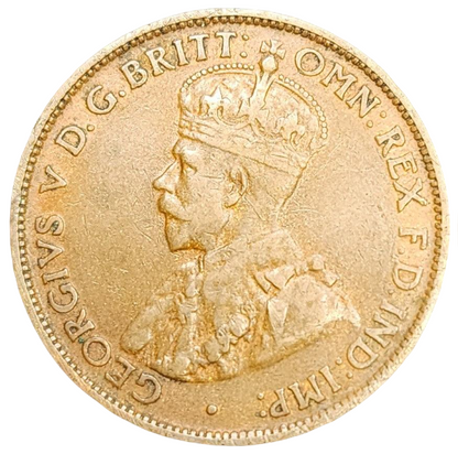 1929 Australian Half Penny - Very Good