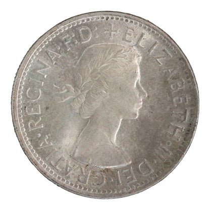 1954 Australian Florin - Royal Visit - About Uncirculated