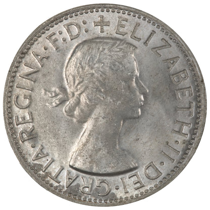 1954 Australian Florin - Royal Visit - About Uncirculated