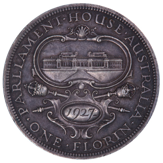 1927 Florin - Parliament House/Canberra Florin - Very Fine