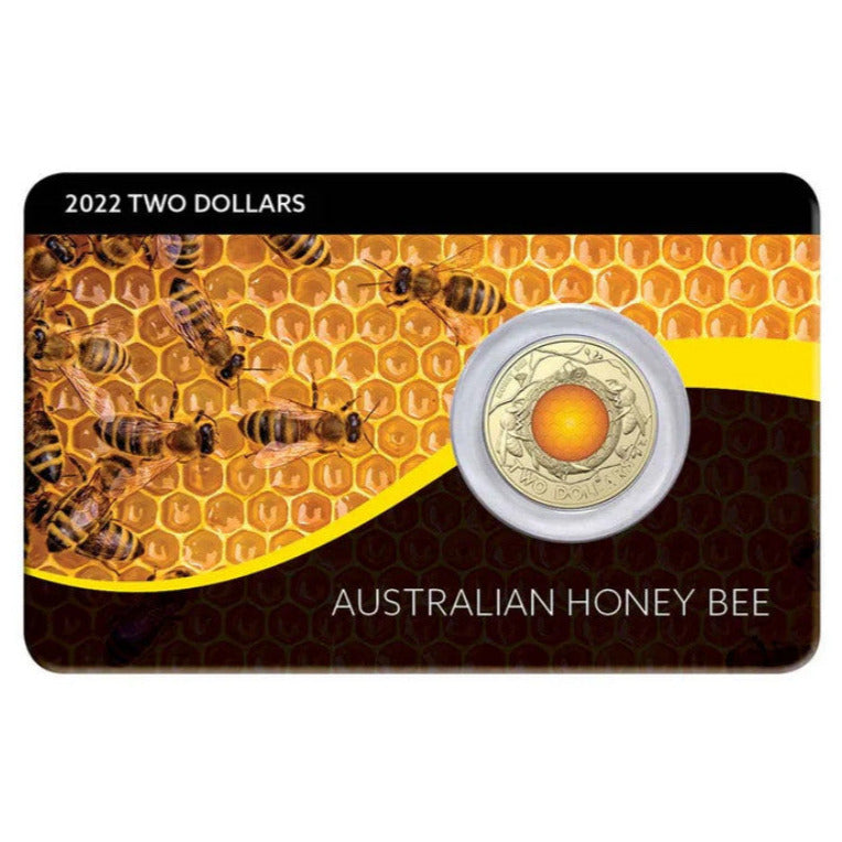 2022 $2 - Honey Bee - Coloured Coin AlBr Pack