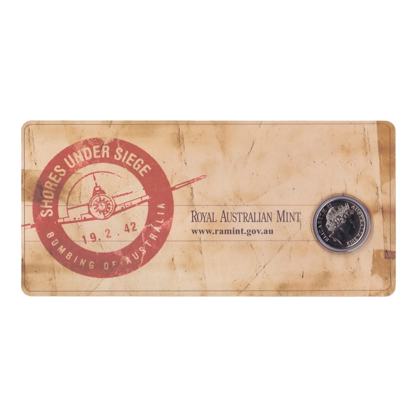 2012 Three-Coin Uncirculated Set: Shores Under Siege – Bombing of Australia 1942