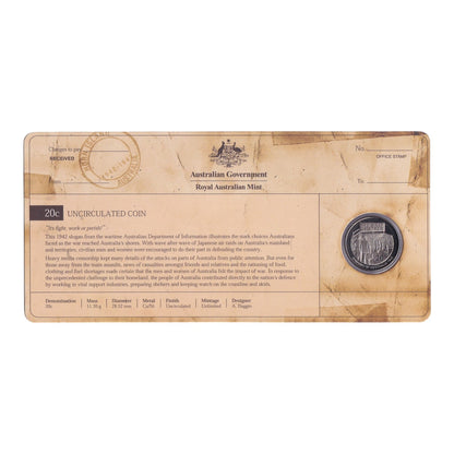 2012 Three-Coin Uncirculated Set: Shores Under Siege – Bombing of Australia 1942