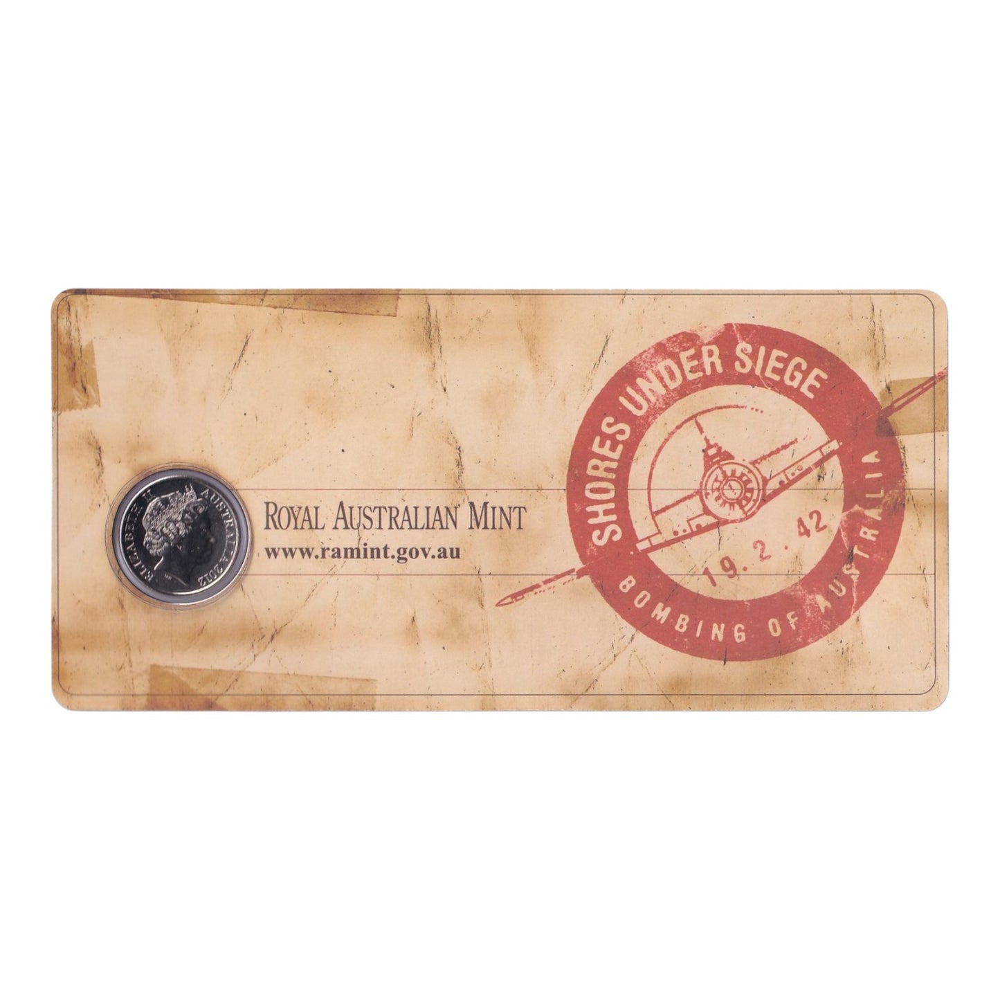 2012 Three-Coin Uncirculated Set: Shores Under Siege – Bombing of Australia 1942