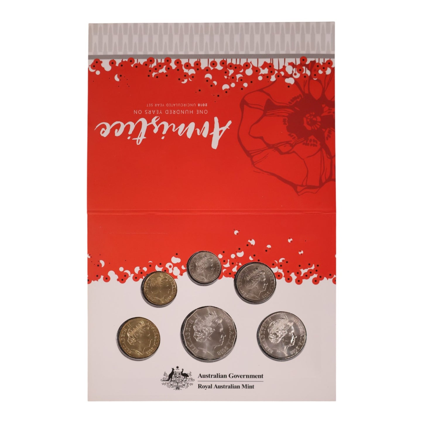 2018 Royal Australian Mint Uncirculated Coin Set - Centenary of Armistice