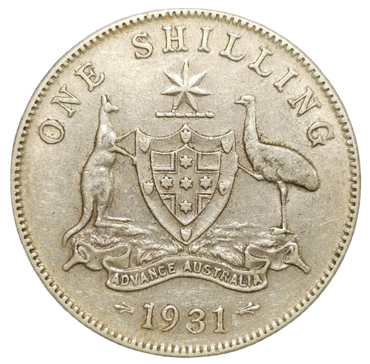 1931 Australian Shilling - Very Fine