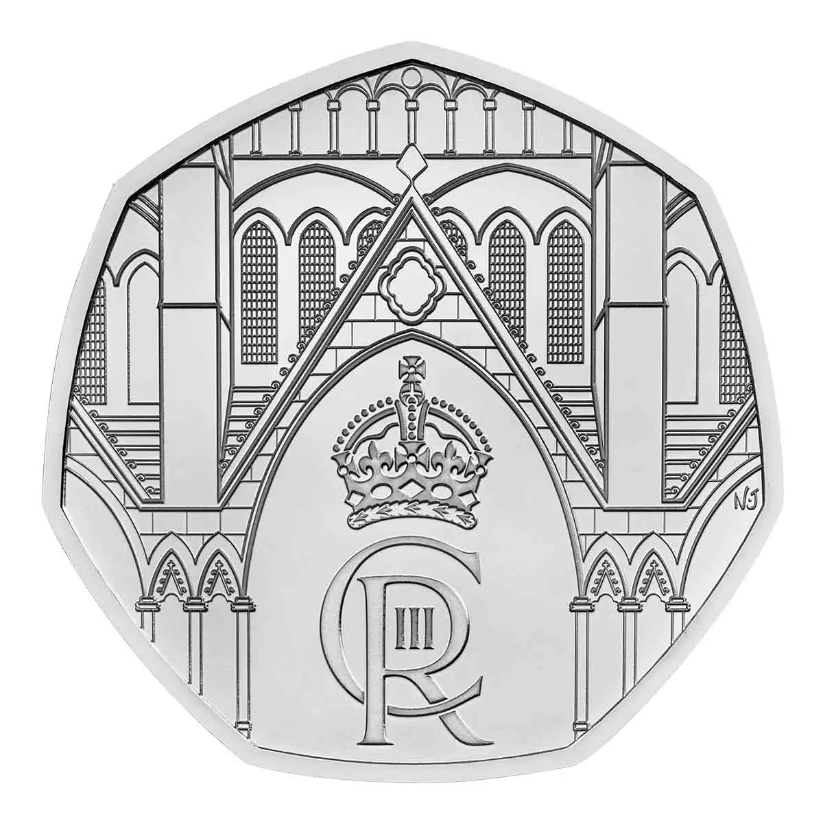 King Charles III 2023 50p Coronation Brilliant Uncirculated Coin - Loose Change Coins