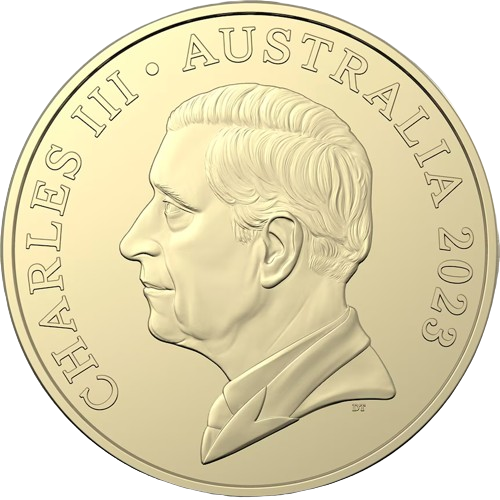 2023 Australian $1 Coin - King Charles III Effigy - Uncirculated