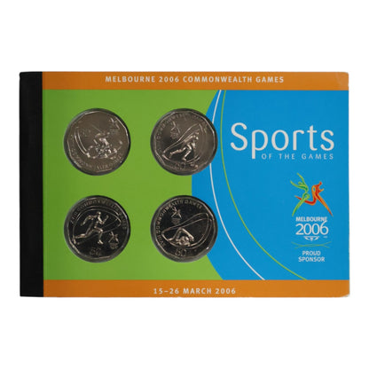 2006 Melbourne Commonwealth Games - Sports of the Games - Prestige Coin and Stamp Booklet
