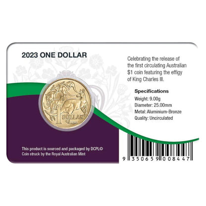 2023 $1 Coin - Charles III - Aluminium-Bronze Uncirculated Coin Pack