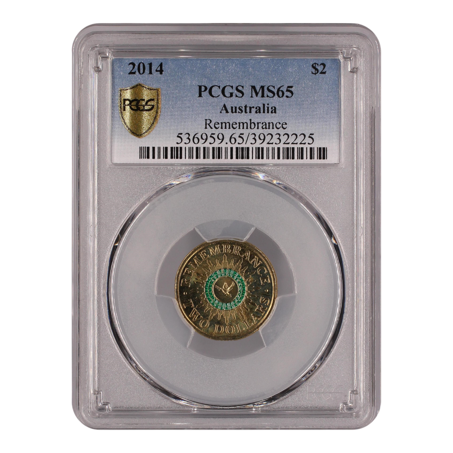 2014 $2 Coin - Remembrance - MS65 - #39232225