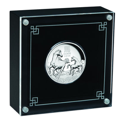 2026 Australian Lunar Series III - Year of the Horse 1oz Silver Proof High Relief Coin