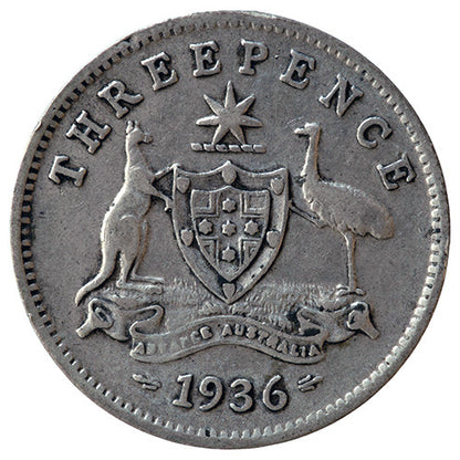 1936 Australian Threepence