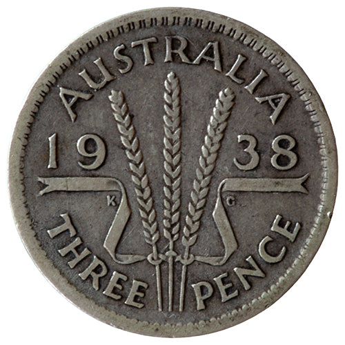 1938 Australian Threepence