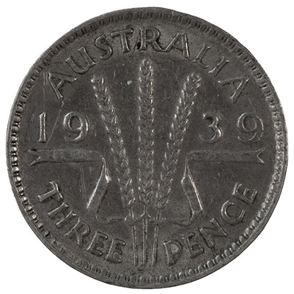 1939 Australian Threepence