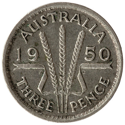 1950 Australian Threepence