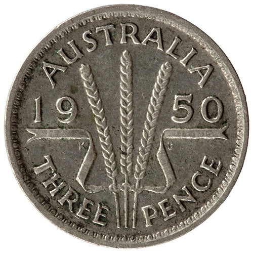 1950 Australian Threepence