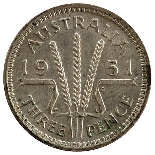 1951 PL Australian Threepence