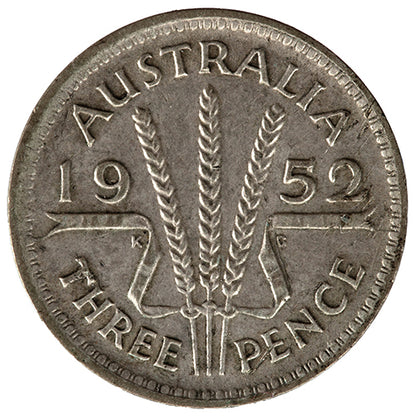 1952 Australian Threepence