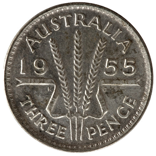 1955 Australian Threepence