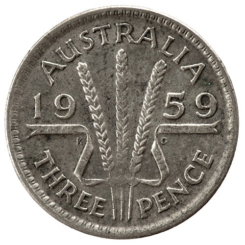 1959 Australian Threepence