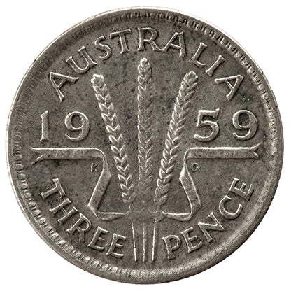 1959 Australian Threepence