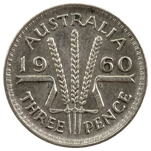 1960 Australian Threepence