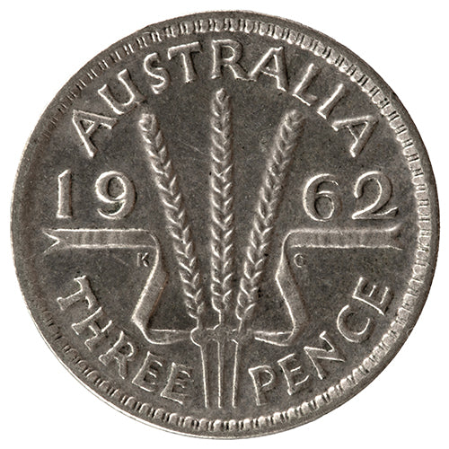 1962 Australian Threepence