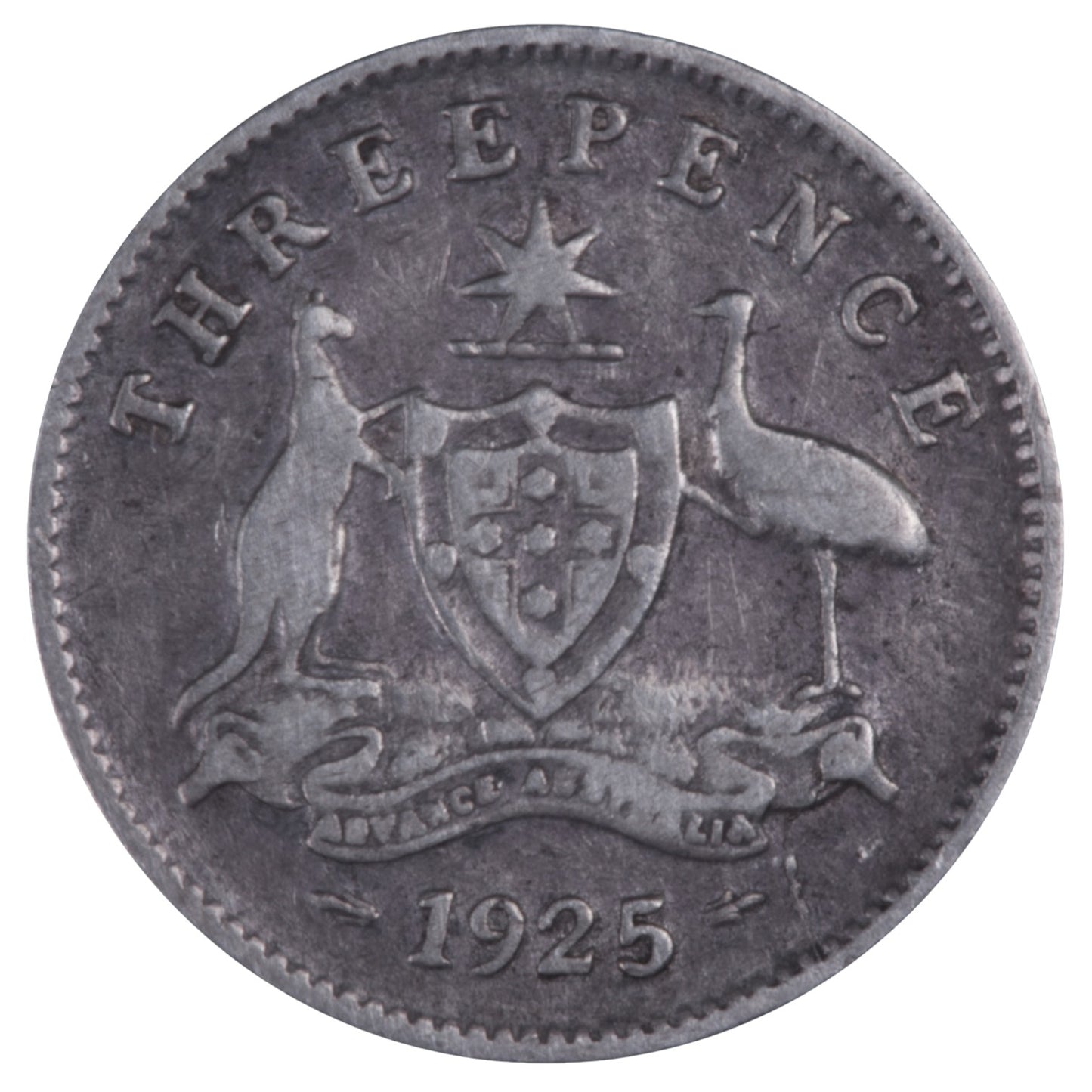 1925 Australian Threepence - Very Good