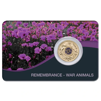 2024 $2 - Australia Remembrance Day War Animals Colour Aluminium-Bronze Uncirculated Coin Pack