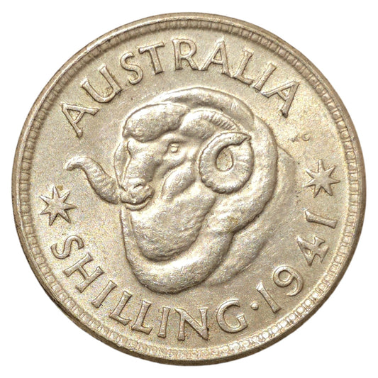 1941 Australian Shilling - Extremely Fine