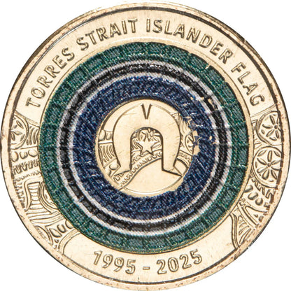 2025 $2 - Torres Strait Islander Flag 30th Anniversary Aluminium-Bronze Uncirculated Coin Pack