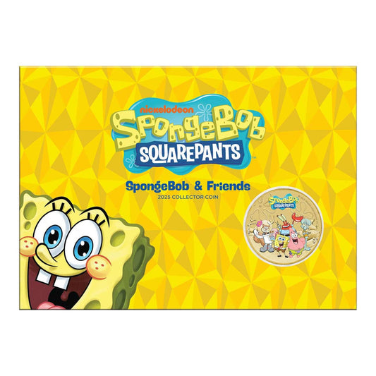 2025 SpongeBob & Friends $1 Colour Uncirculated Coin