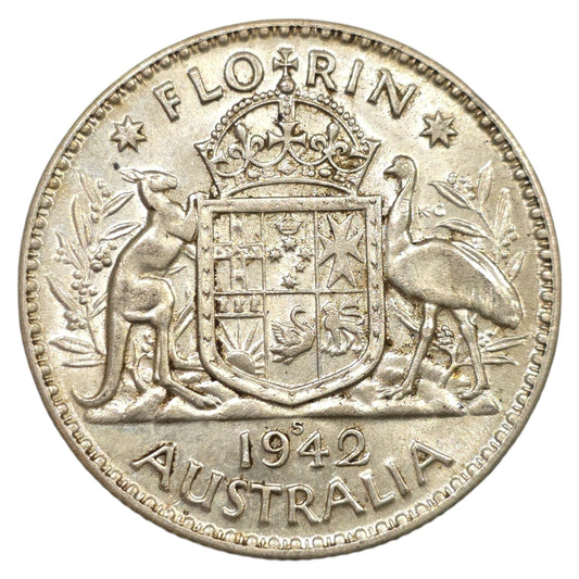 1942 (s) Australian Florin - Extremely Fine