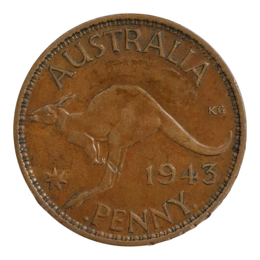 1943 I (Calcutta) Australian Penny - Extremely Fine