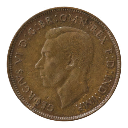 1946 Australian Penny - Extremely Fine with Planchet Flaws